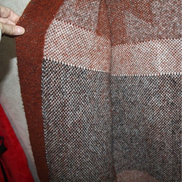 Snails & Cinnamon Aztec Print Long Oversized Warm Cardigan Pockets Size Large - Picture 13 of 16